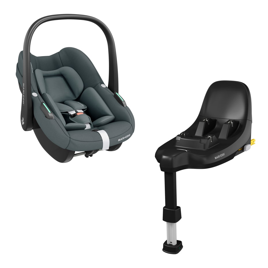 【美品 】MAXI-COSI Pebble ＆ FamilyFix セット MAXI-COSI PEBBLE 360 fotelik dla noworodka 40-83 cm