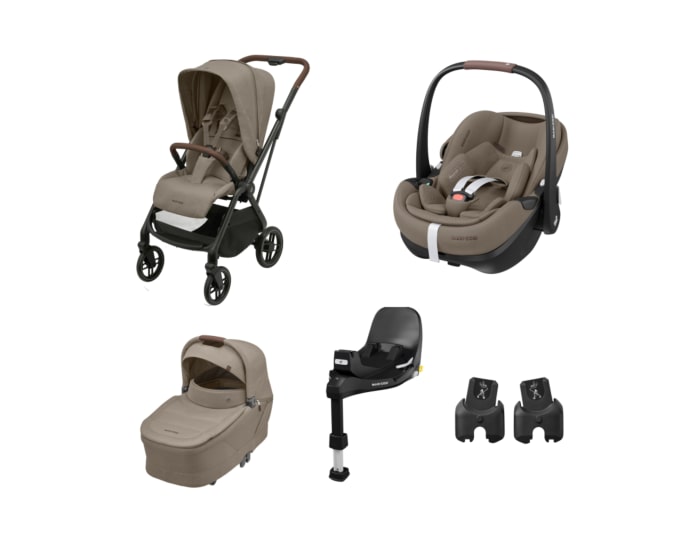 MCBS80528051120415228493004_2024_maxicosi_Leona2_Pebble_360_Sense_FF360pro_Adapters_Twillictruffle